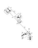Drive shaft/handle/shield