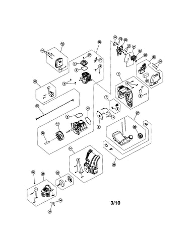 Short block/fuel tank