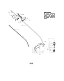 Drive shaft/handle/shield
