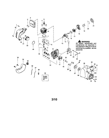 Cylinder/crankshaft/crankcase