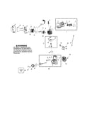Muffler/crankshaft/crankcase