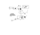 Poulan PPB430VS TYPE 2 muffler/crankshaft/crankcase diagram