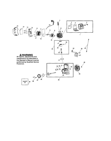 Cylinder/crankshaft/crankcase