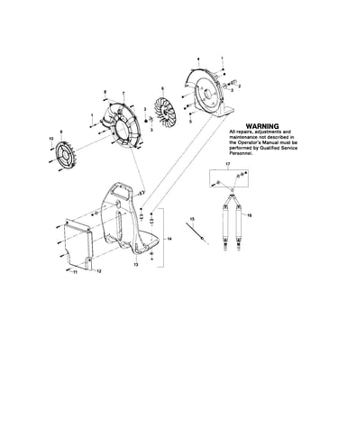 Scroll & engine housing/impeller