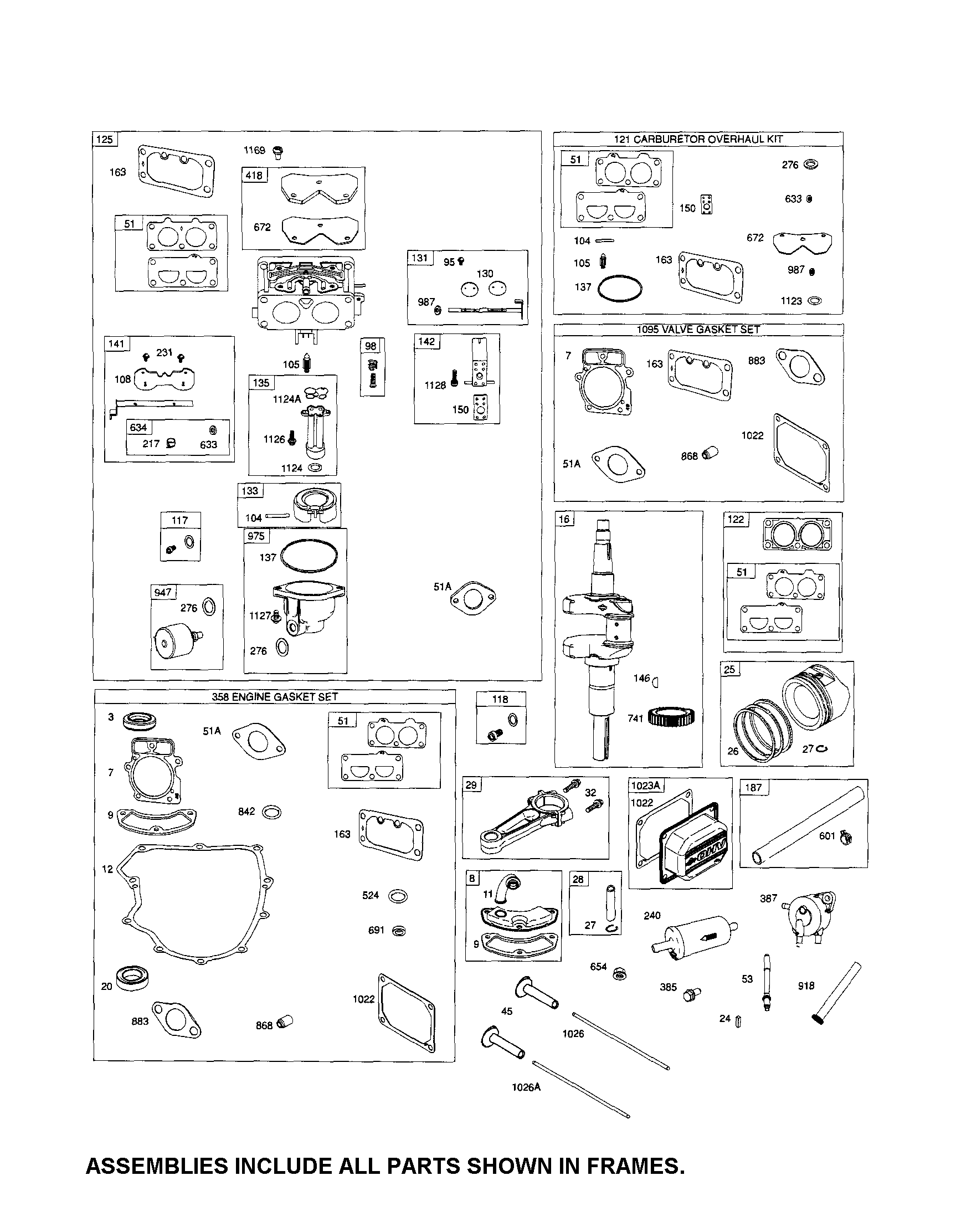 Carburetor/crankshaft