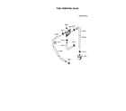 Husqvarna LGTH2454 fuel-tank/fuel-valve diagram