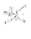 Cylinder/fuel tank/starter