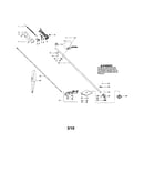 Drive shaft/handle/shield
