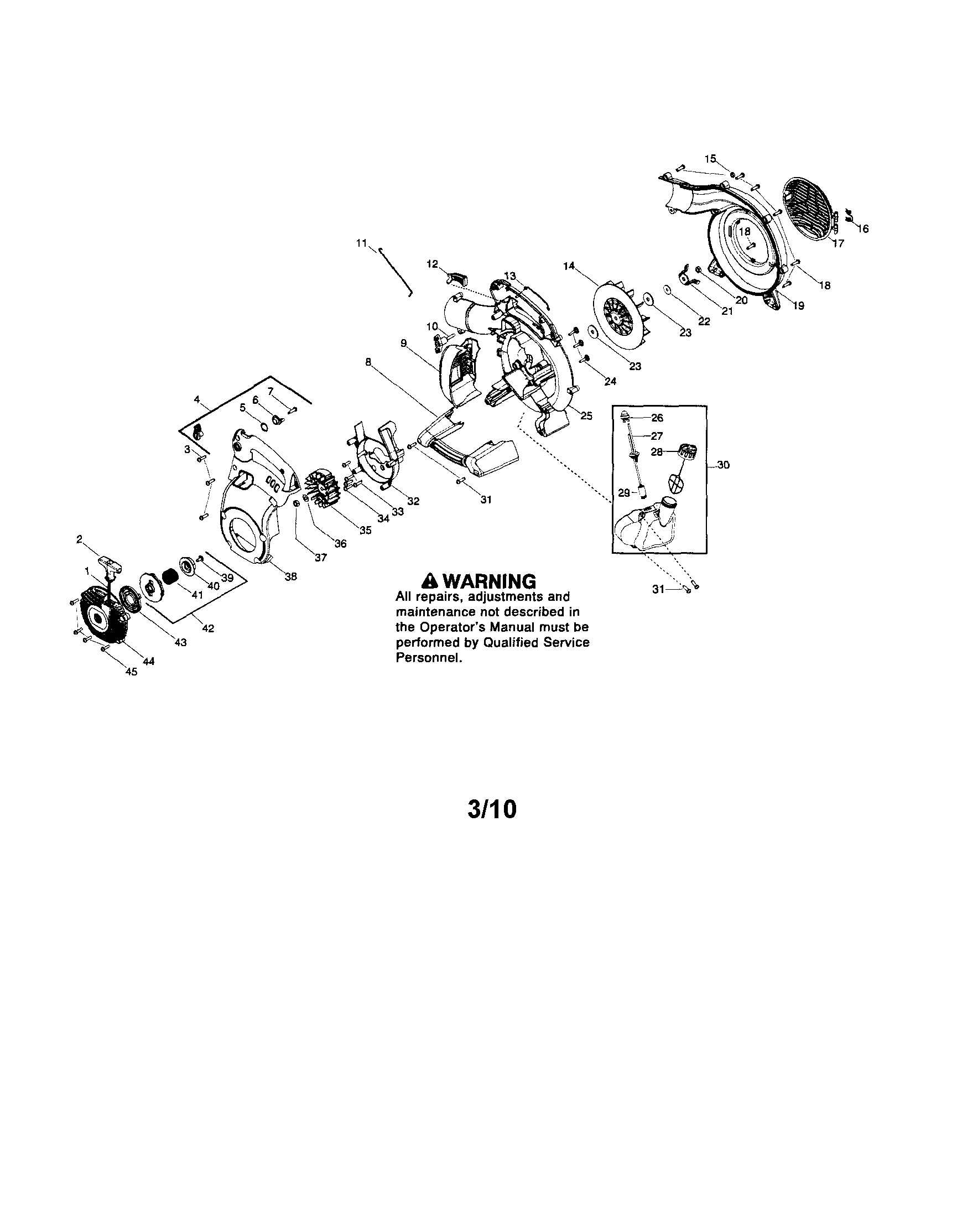 SCROLL/HANDLE/IMPELLER