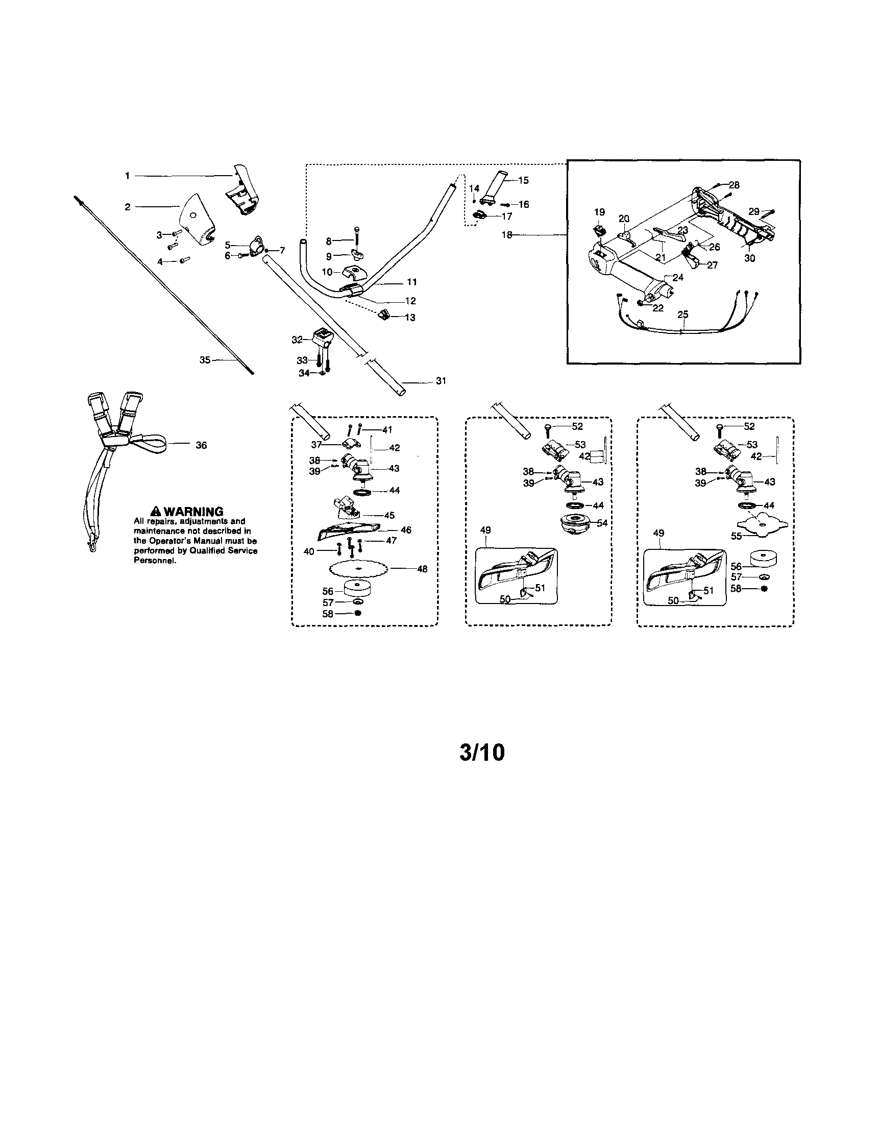 Throttle housing/driveshaft