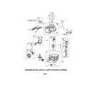 Briggs & Stratton 121S02-0120-F1 cylinder/crankshaft/sump diagram
