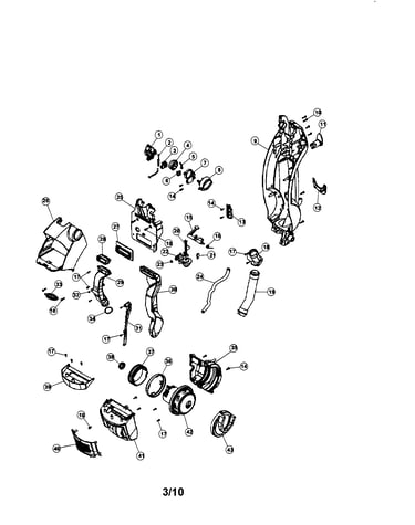 Tank housing/motor