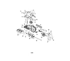 Yard-Man 31B-040-701 vane/auger/drive belt diagram