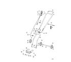 MTD 31C-040-701 handle/wheels/switch diagram