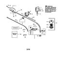 Handle/drive shaft/shield