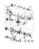 Cylinder/crankshaft/muffler