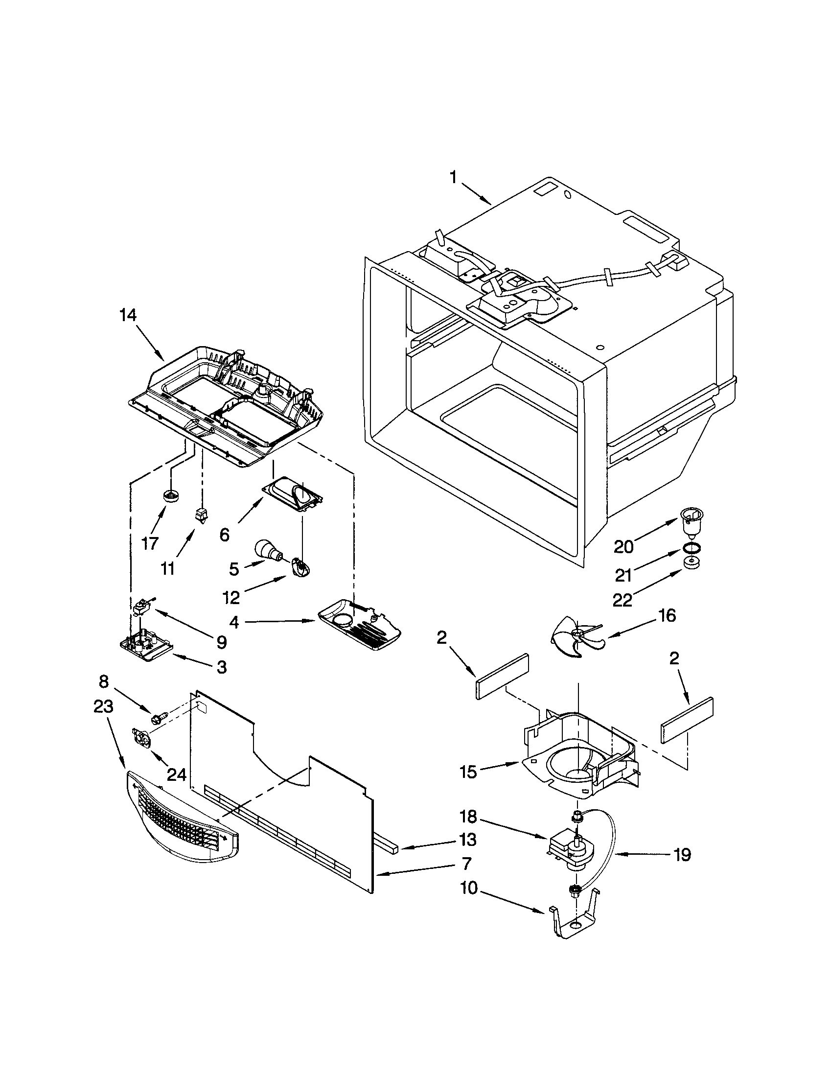 Freezer liner