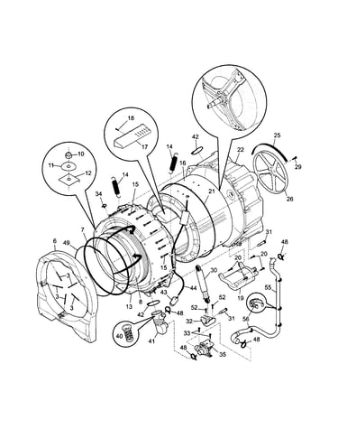 Motor/tub