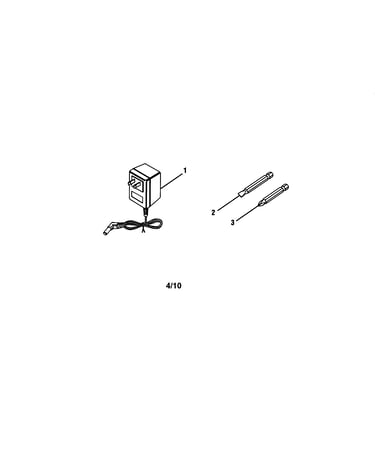 Battery charger/screwdriver bit
