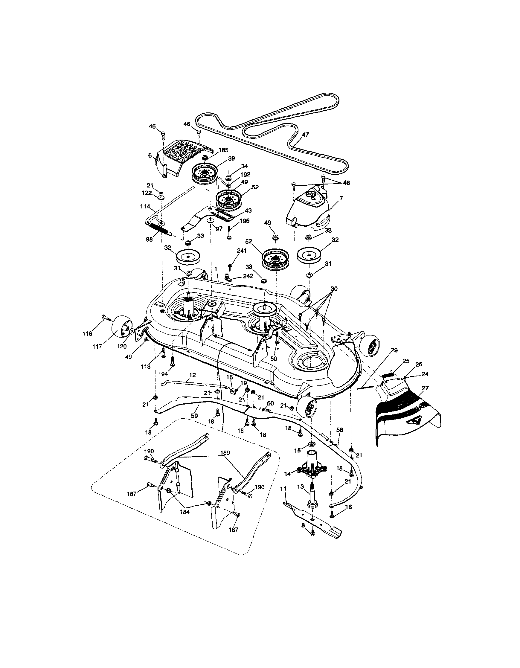 MOWER DECK