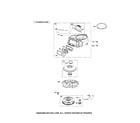 Briggs & Stratton 31C707-1346-B1 blower housing/flywheel diagram