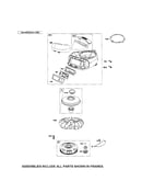 Blower housing/flywheel