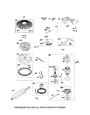 Motor-starter/flywheel