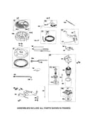 Motor/starter/flywheel
