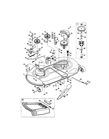 46" deck (manual pto)