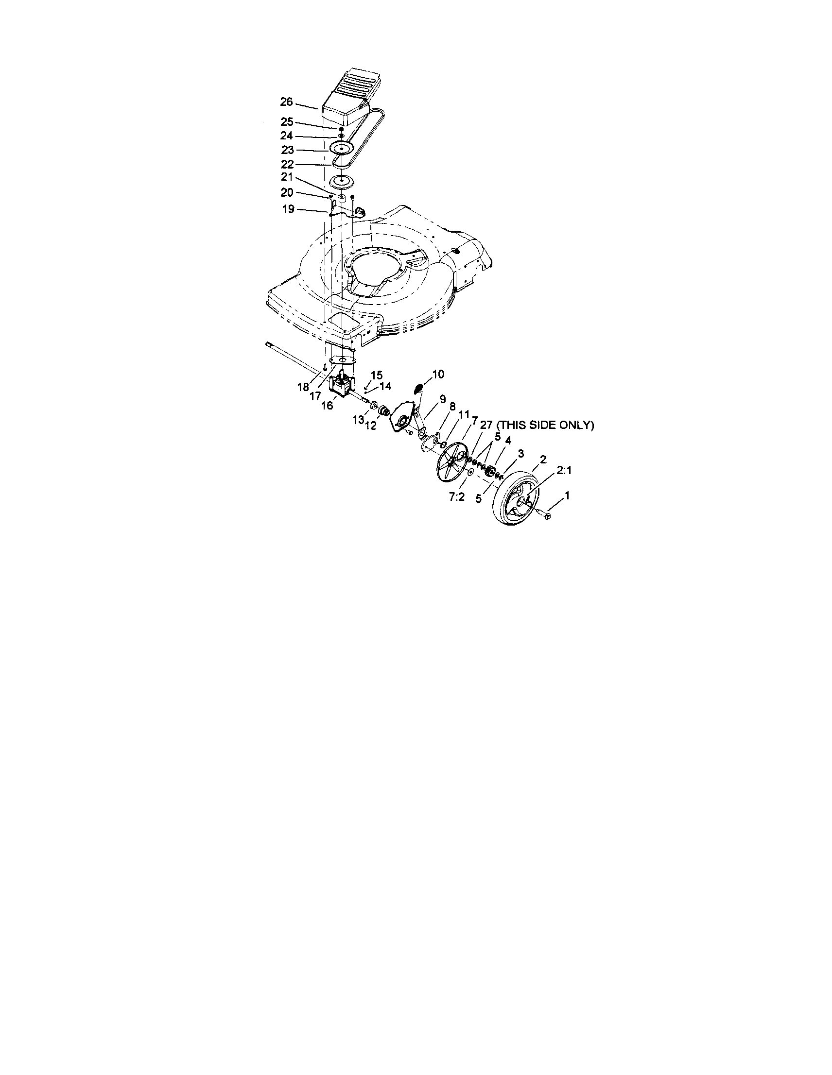 FRONT AXLE/TRANSMISSION