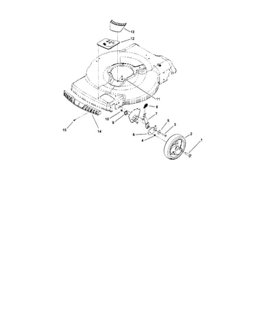 Front axle & wheel assembly