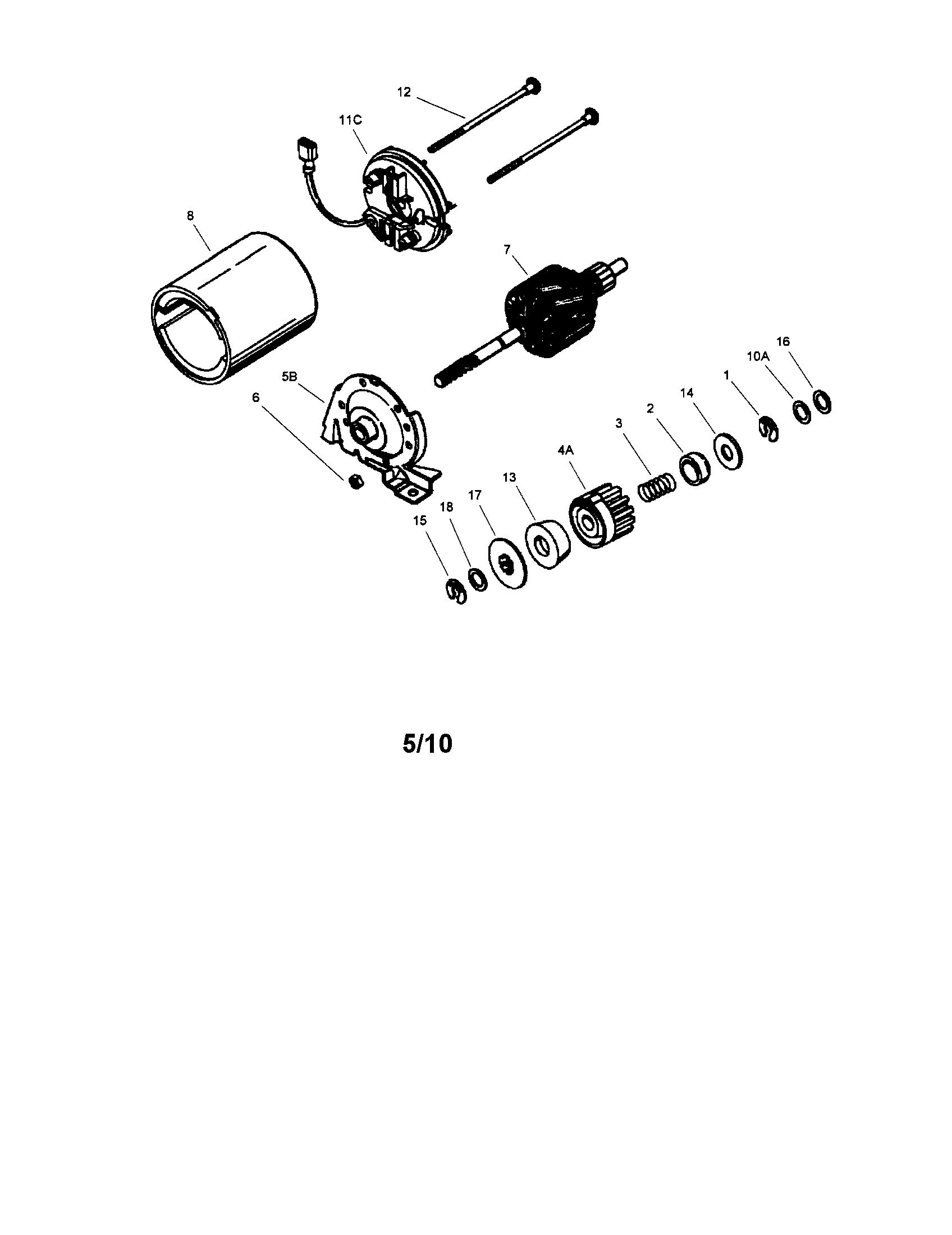 12 volt electric starter