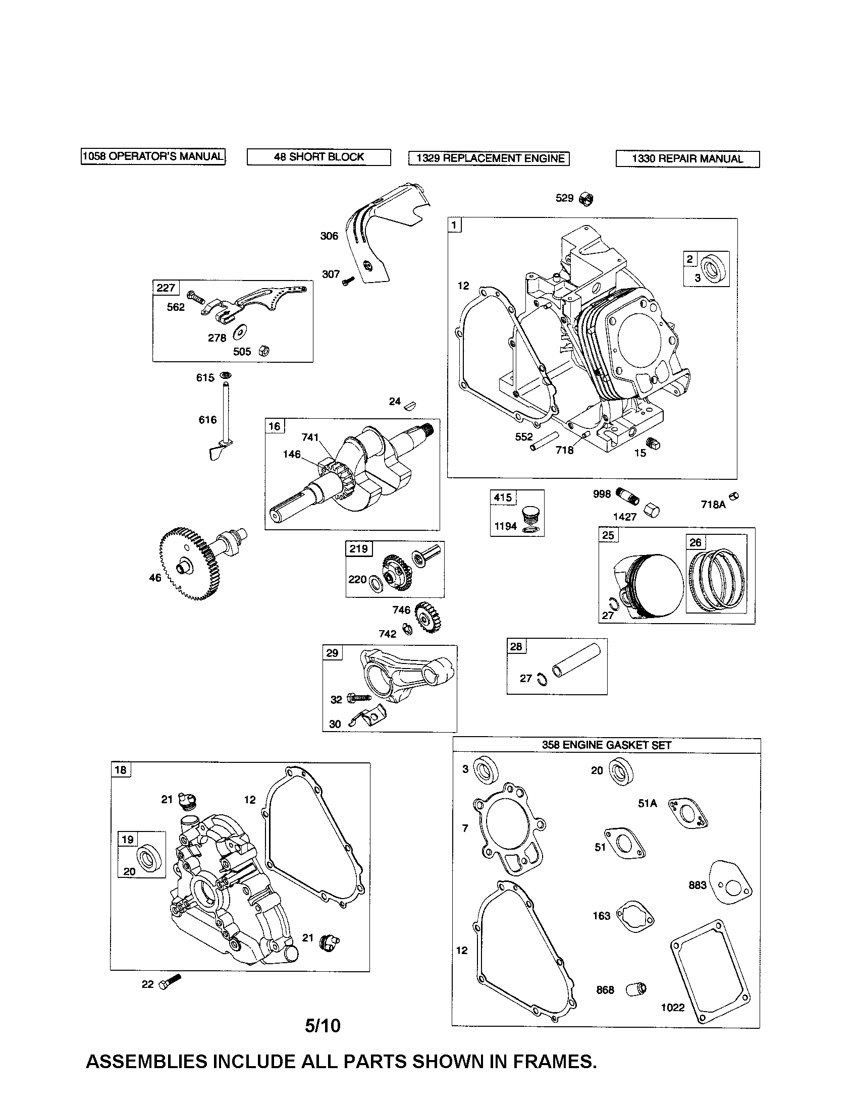 CYLINDER/CRANKSHAFT/CRANKCASE