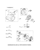 Blower housing/rewind starter