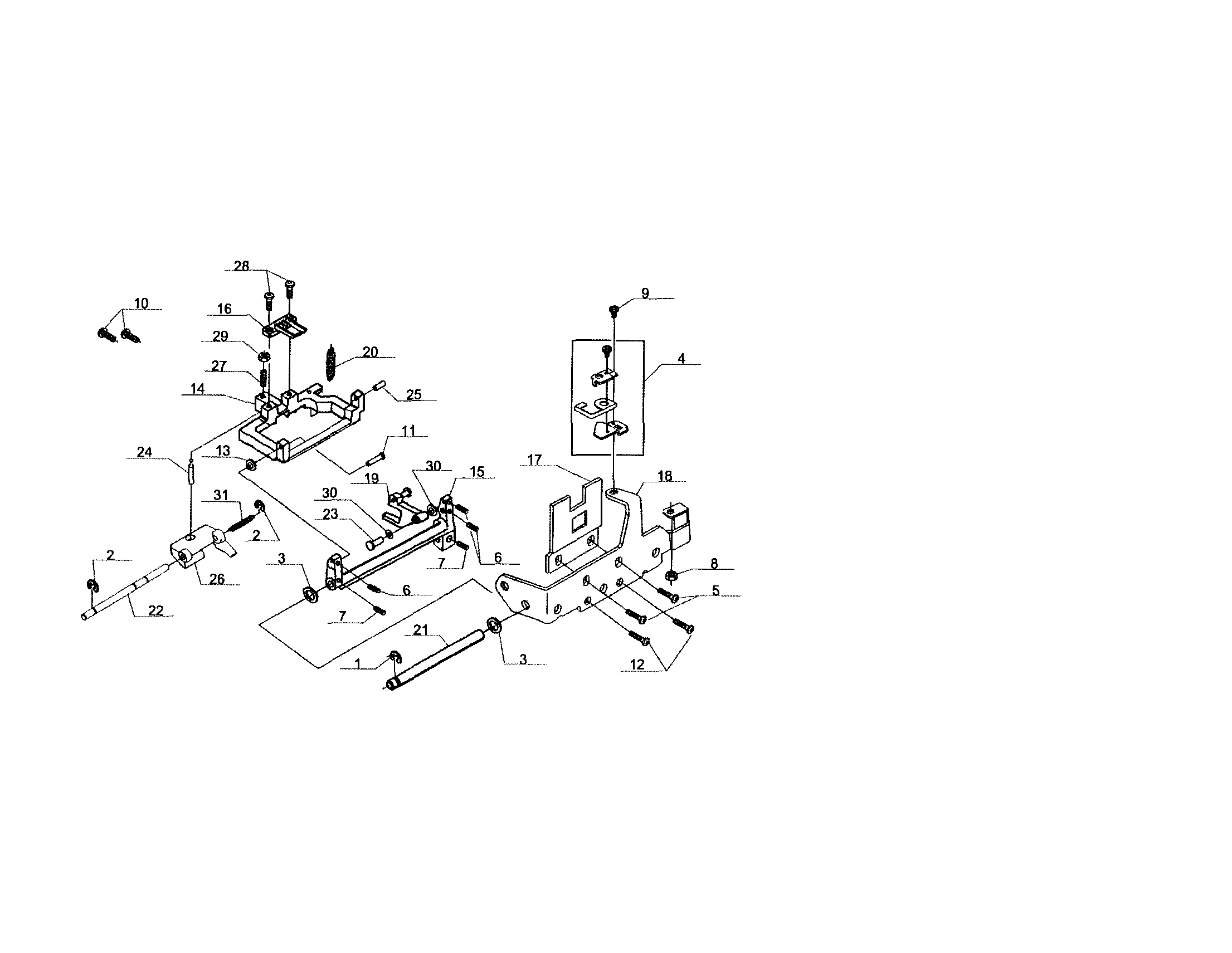 Securing bracket/retainer set