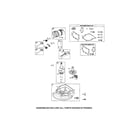 Briggs & Stratton 10T802-1238-B1 crankshaft/sump diagram