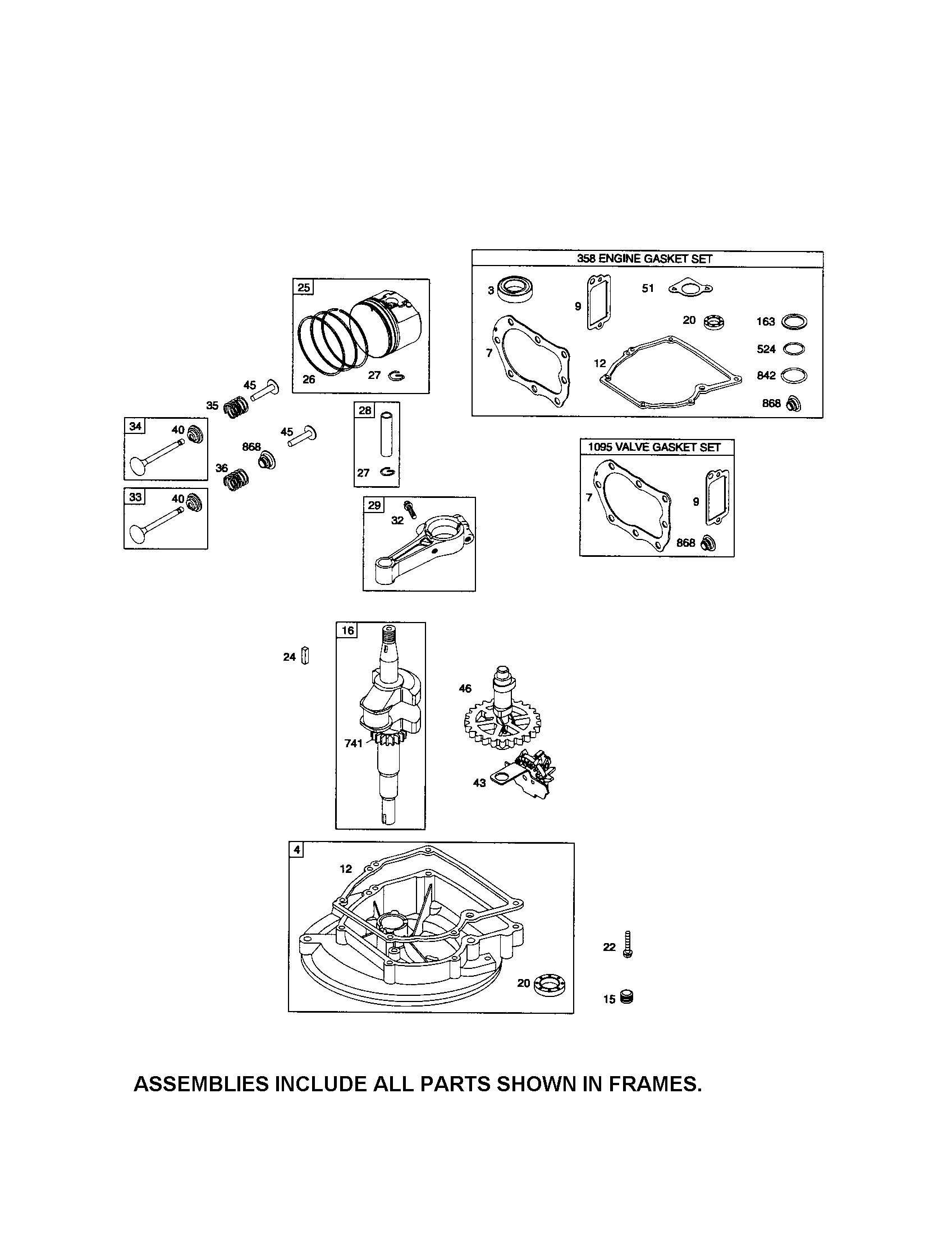 Crankshaft/sump