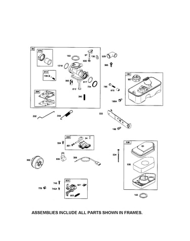 Carburetor/fuel tank