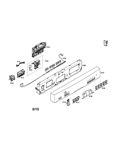 Control module/fascia panel