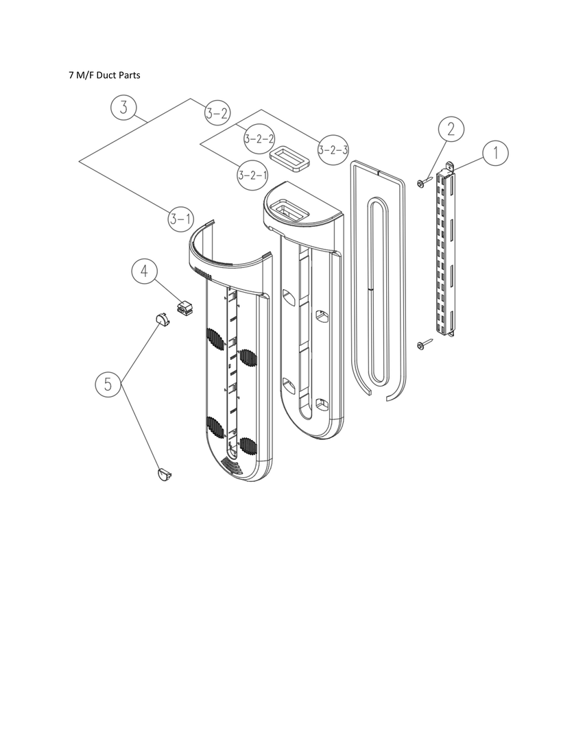 Mf duct parts