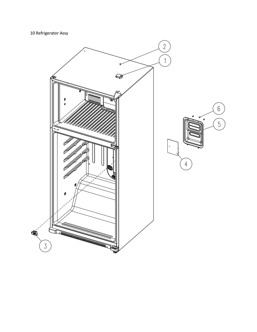 Refrigerator assy