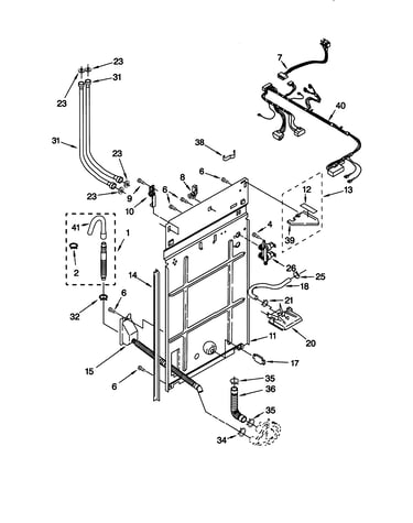 Rear panel