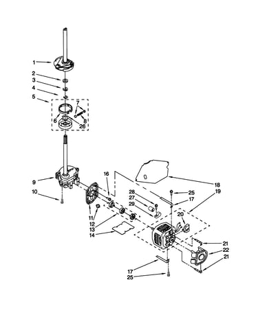Motor and pump