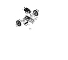 Craftsman 536773500 engine and rear tires diagram