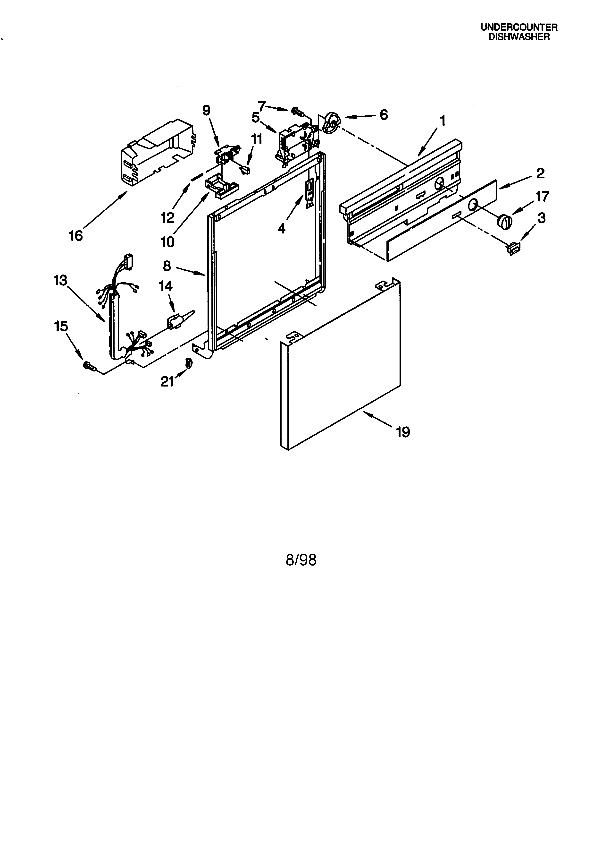 Frame and console