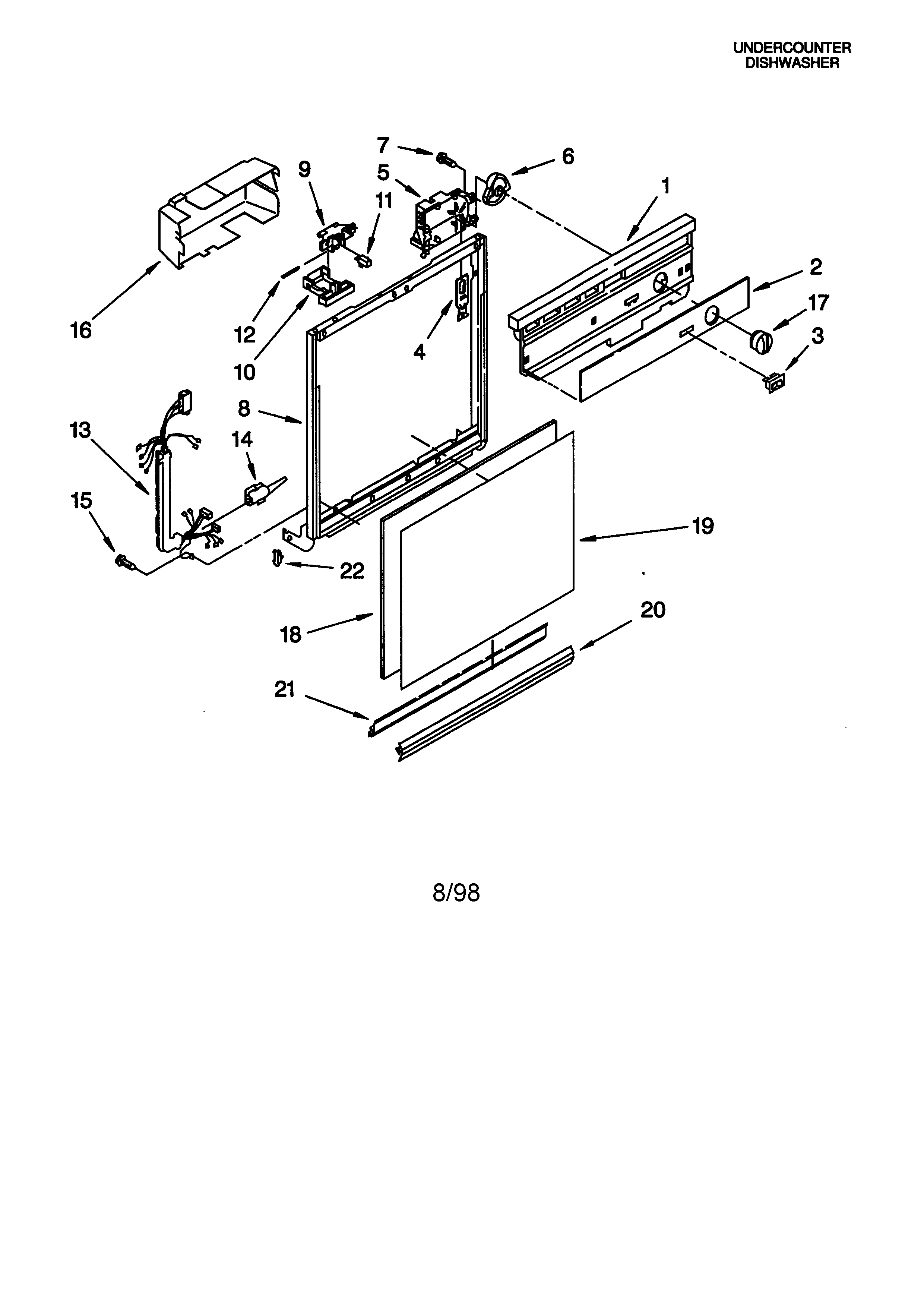 Frame and console