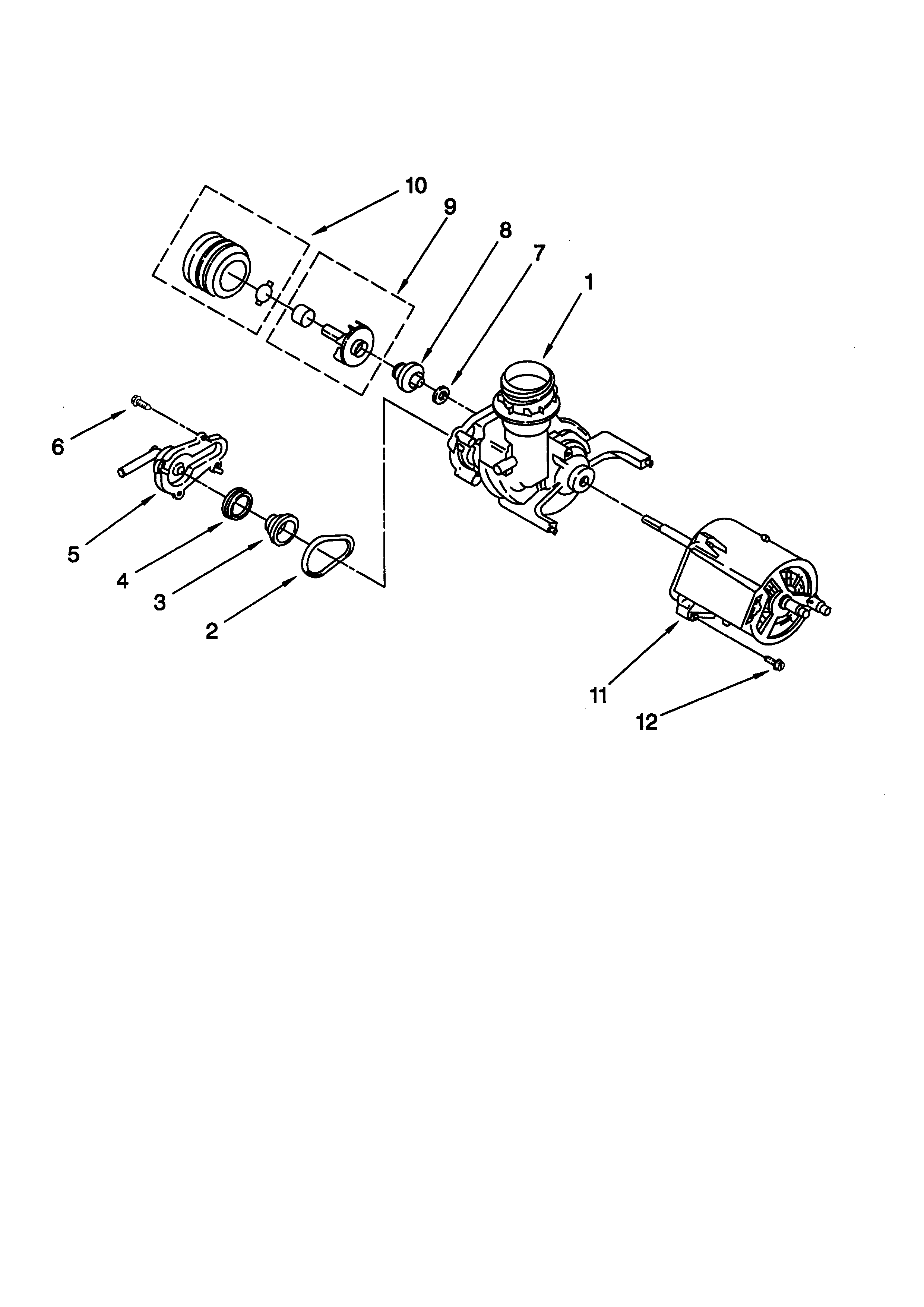 Pump and motor