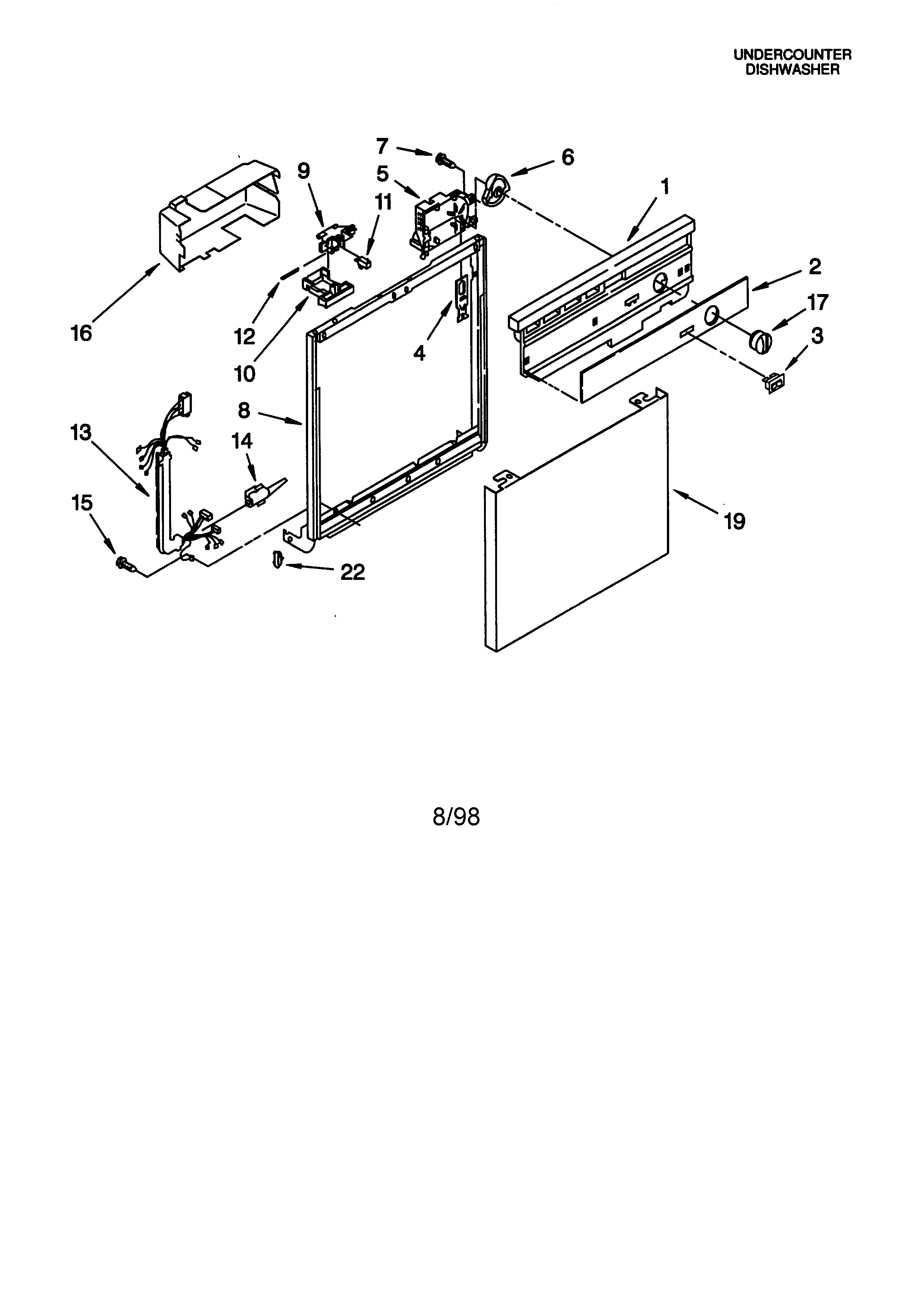 Frame and console
