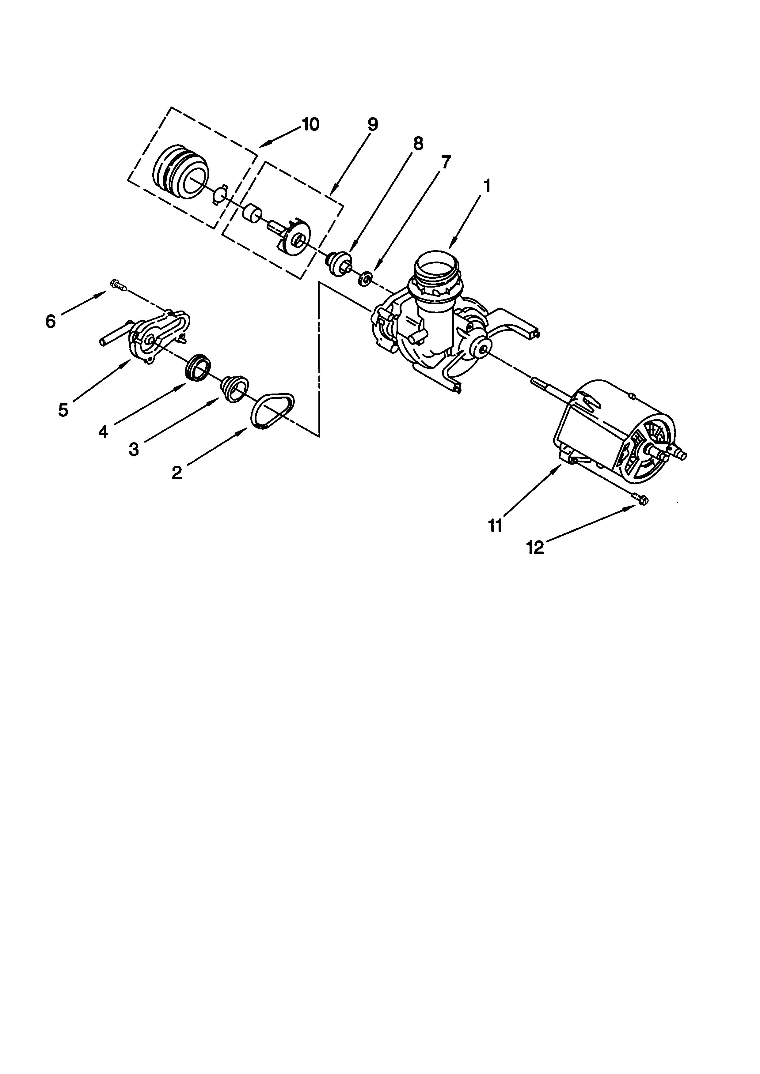 Pump and motor