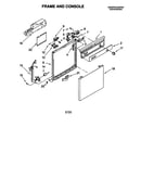 Frame and console